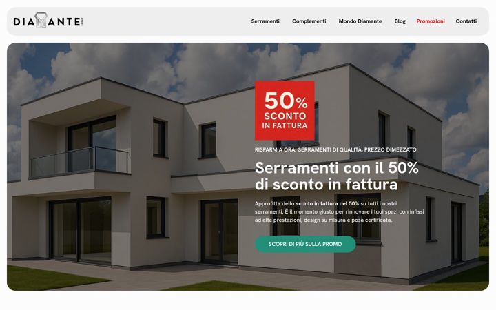 Screenshot of diamantegroupsrl.com