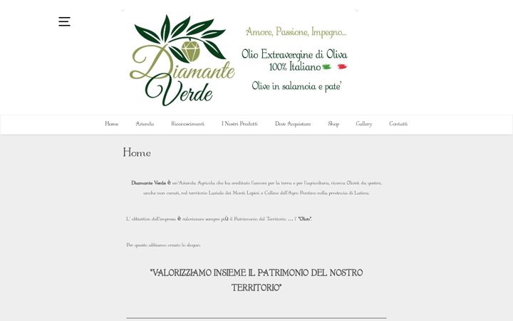 Screenshot von diamanteverde.it
