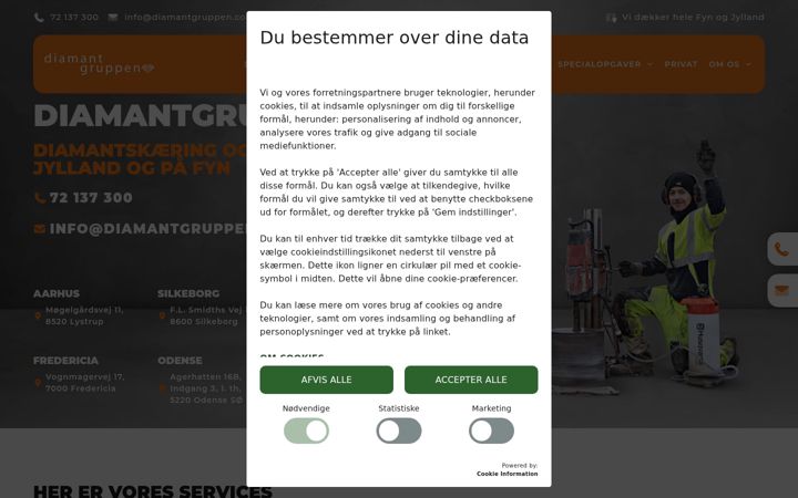 Screenshot of diamantgruppen.com