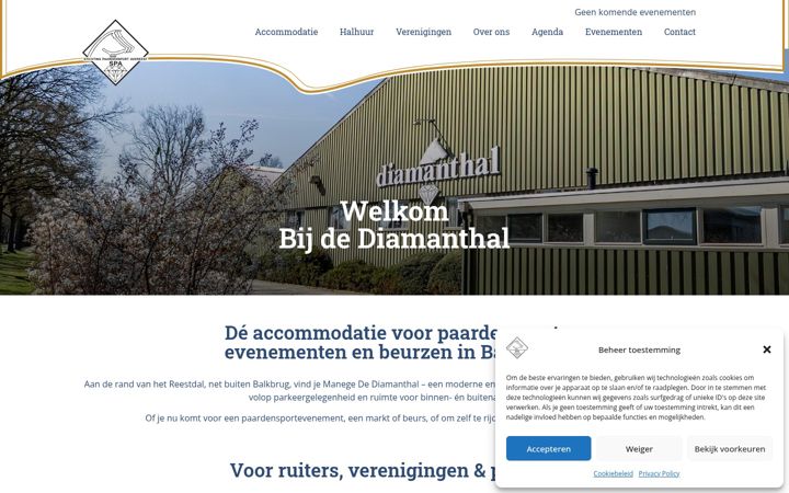 Screenshot of diamanthal.nl