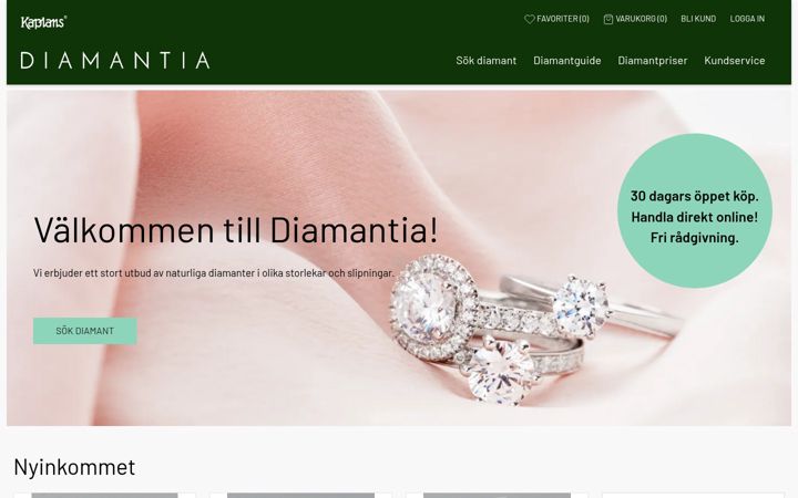 Screenshot of diamantia.com