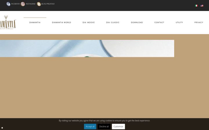 Screenshot of diamantia.it