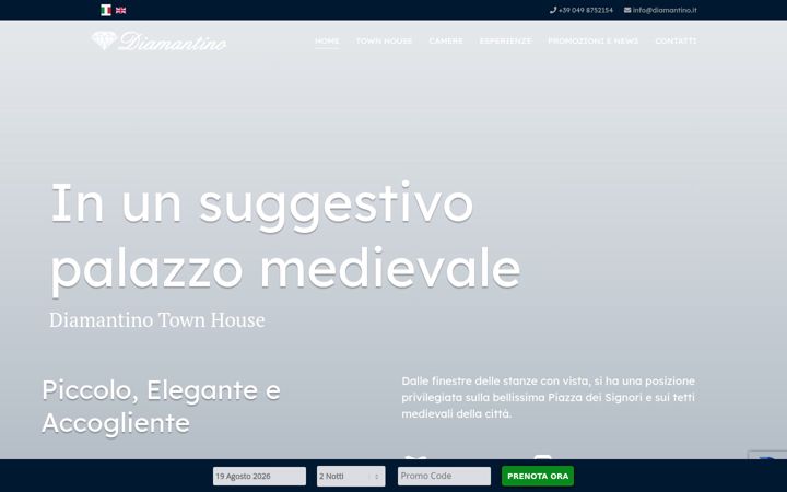 Screenshot of diamantino.it