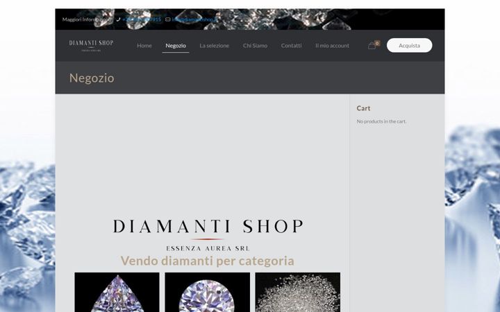 Screenshot von diamantishop.it