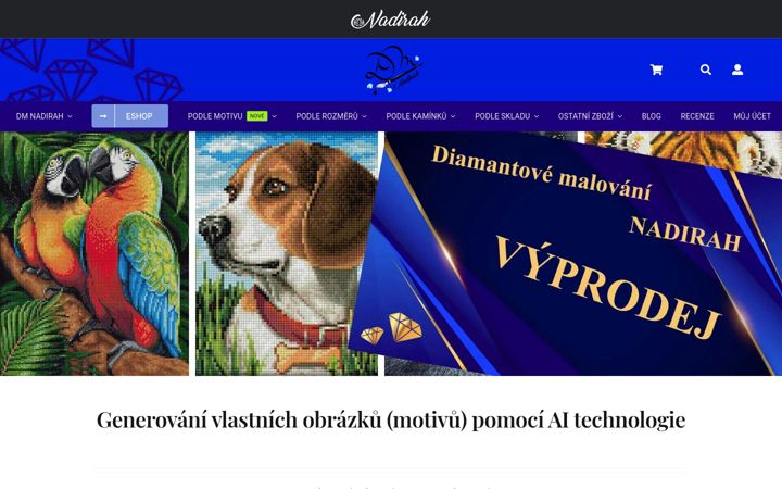 Skærmbillede af diamantymalovani.cz