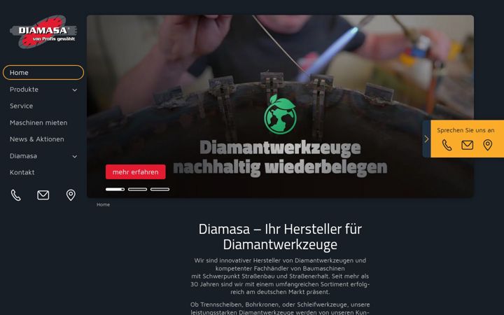 Screenshot of diamasa.de