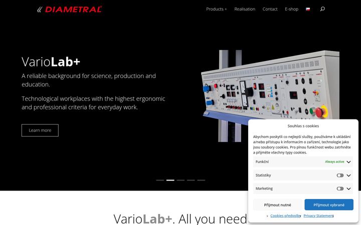 Screenshot of diametral.eu