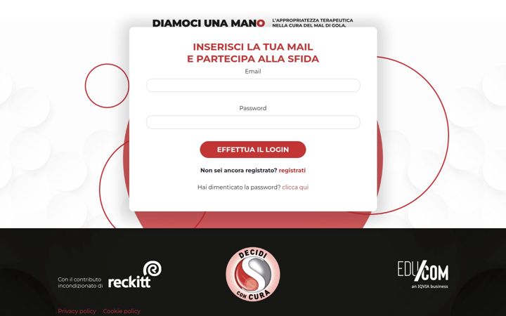 Screenshot of diamoci-una-mano.it