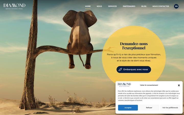 Screenshot of diamond-bespoke.com
