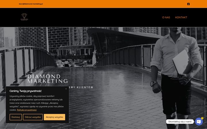 Snímek obrazovky diamond-marketing.pl