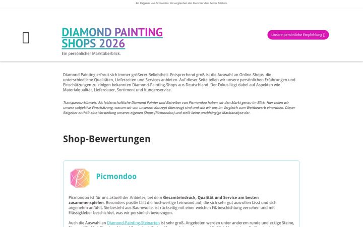 Screenshot of diamond-painting-erfahrungen.de