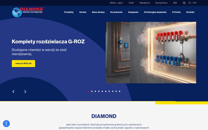 Snímek obrazovky diamond.pl