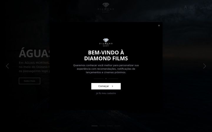 Skærmbillede af diamondfilms.com.br