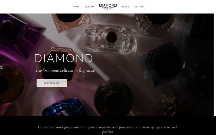 Screenshot of diamondfragrances.it