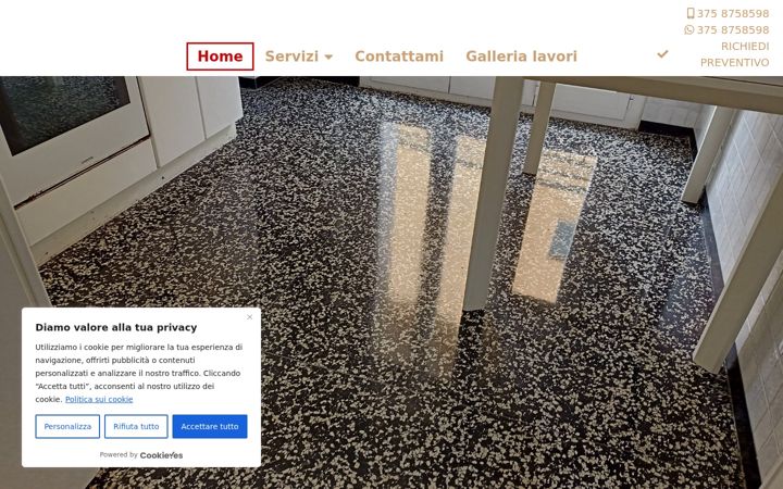 Screenshot of diamondlucidaturapavimenti.com