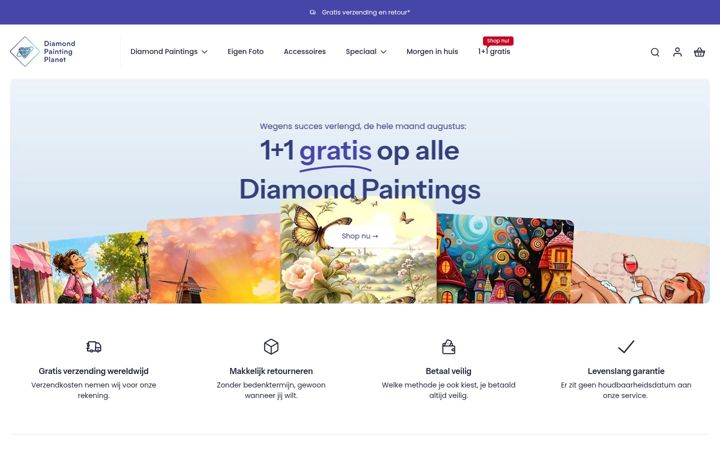 Screenshot of diamondpaintingplanet.com