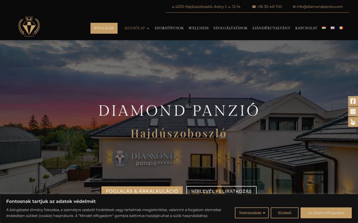 Screenshot of diamondpanzio.com