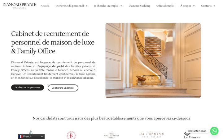 Screenshot of diamondprivate.fr