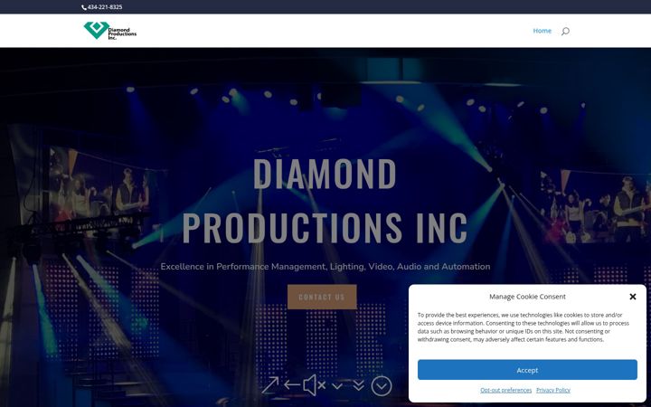 Screenshot of diamondproinc.com