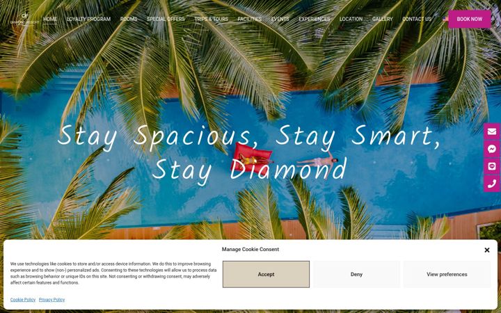 Screenshot of diamondresortphuket.com