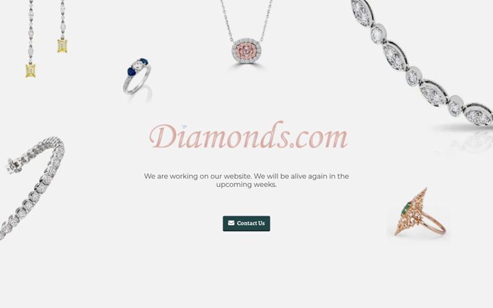Screenshot of diamonds.com