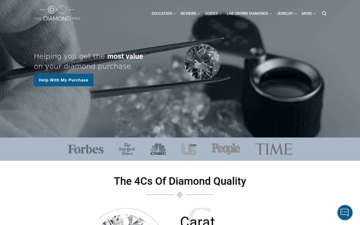 Screenshot of diamonds.pro