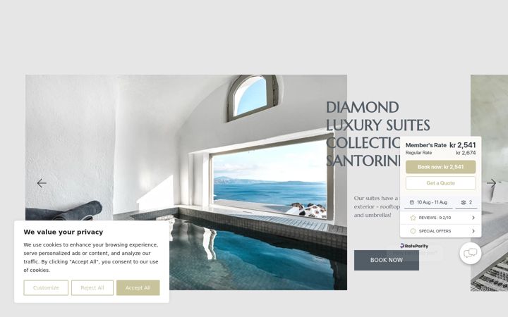 Screenshot of diamondsantorini.com