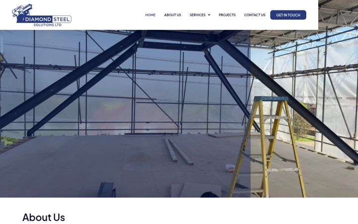 Screenshot of diamondsteel.co.uk