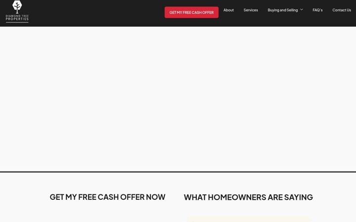Screenshot of diamondtreeproperties.com