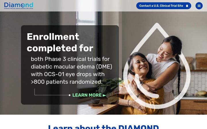 Screenshot of diamondtrial.com