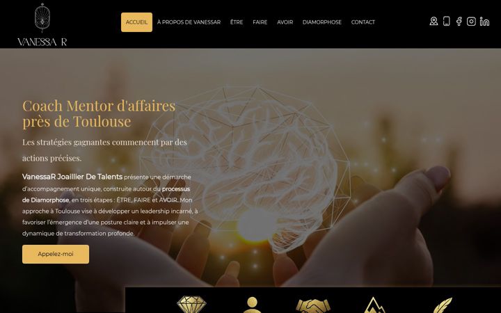 Екранна снимка на diamorphose.fr