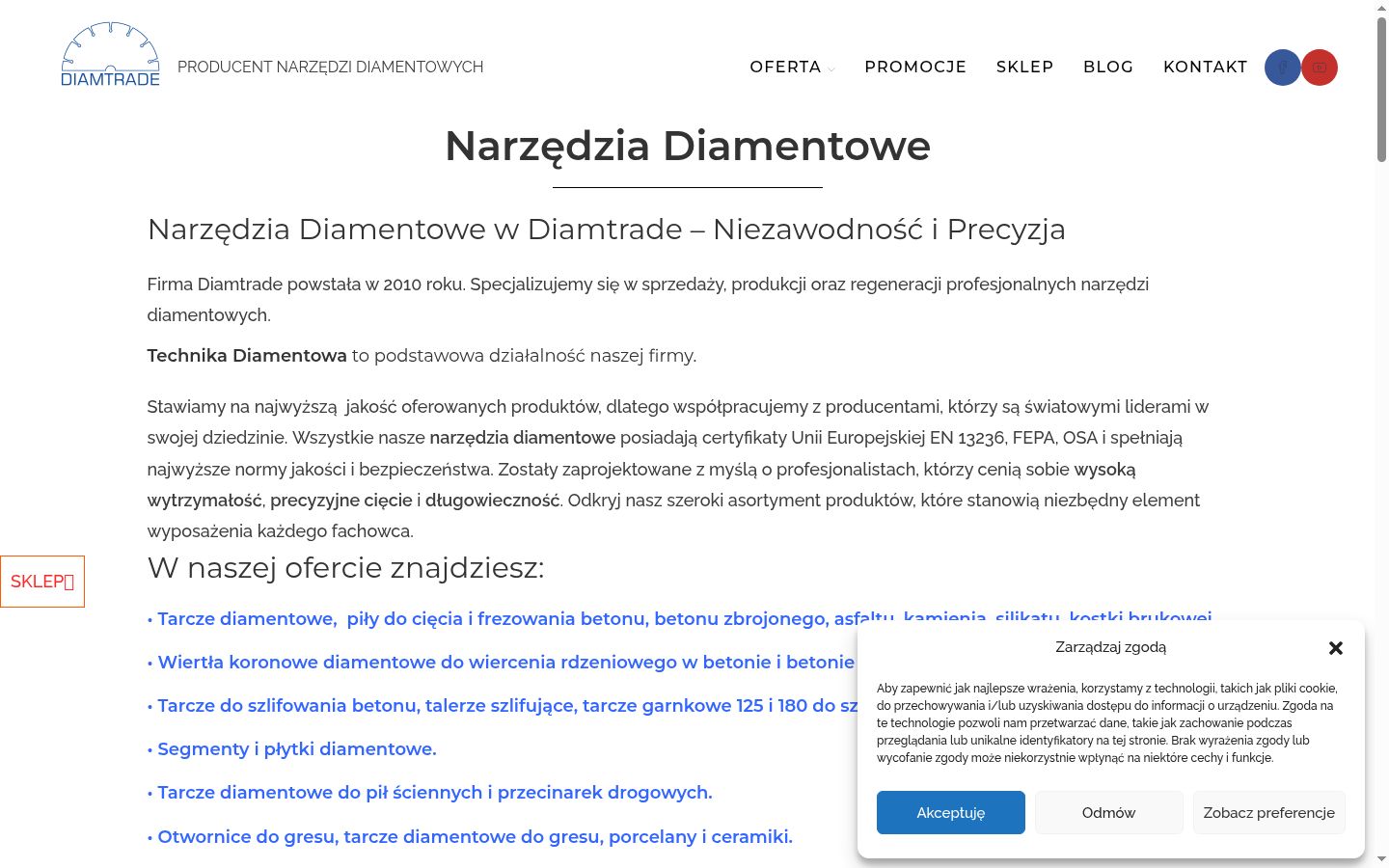 Képernyőkép a bármilyen interakció előtt megjelenő hozzájárulási bannerről