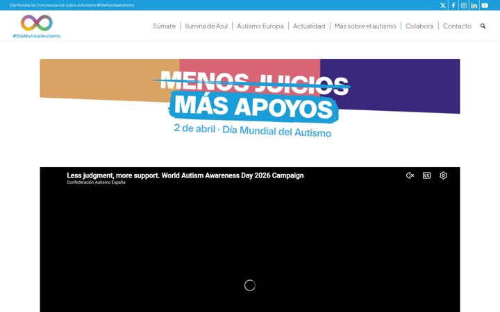 Screenshot of diamundialautismo.com