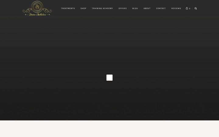 Screenshot of diana-aesthetics.co.uk