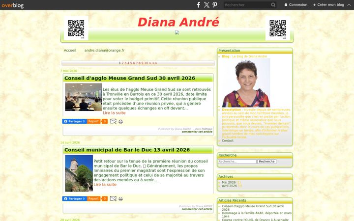 Screenshot of diana-andre.com