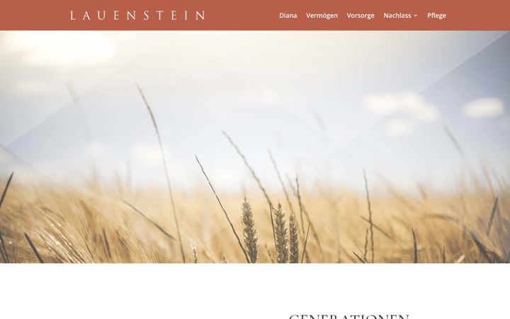 Skærmbillede af diana-lauenstein.de
