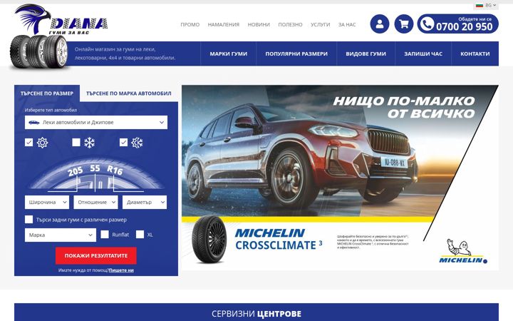 Screenshot of diana-ltd.com