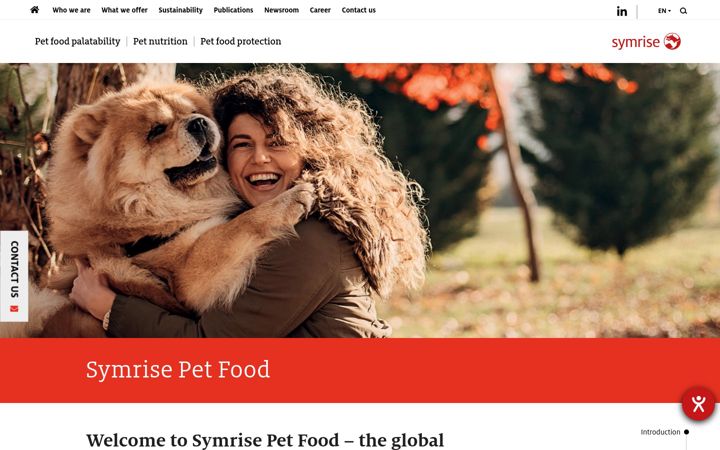 Screenshot of diana-petfood.com