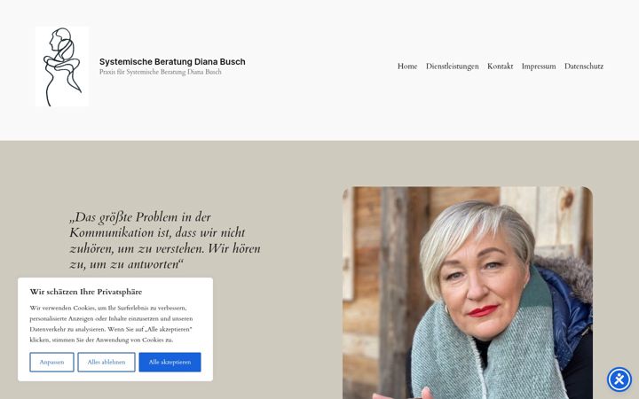 Screenshot of dianabusch-beratung.de