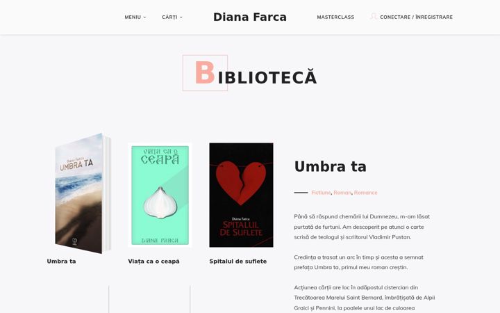 Screenshot of dianafarca.com