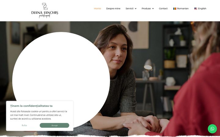 Screenshot of dianaianchis.ro
