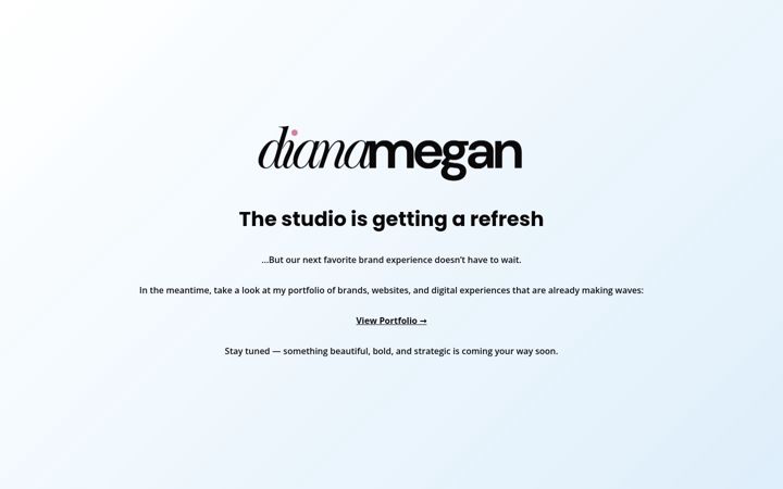 Screenshot of dianamegan.com