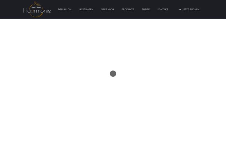 Screenshot of dianas-haarmonie.de