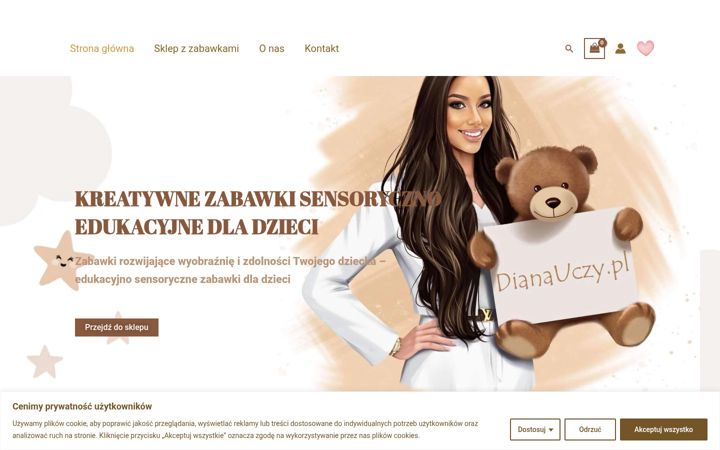 Snímek obrazovky dianauczy.pl