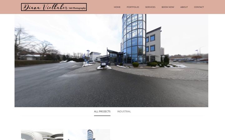 Screenshot of dianavielhaber.com