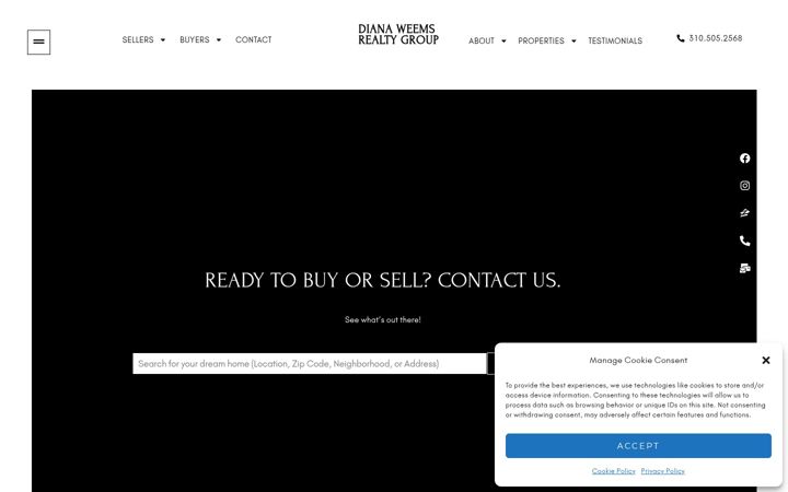 Screenshot of dianaweemsgroup.com