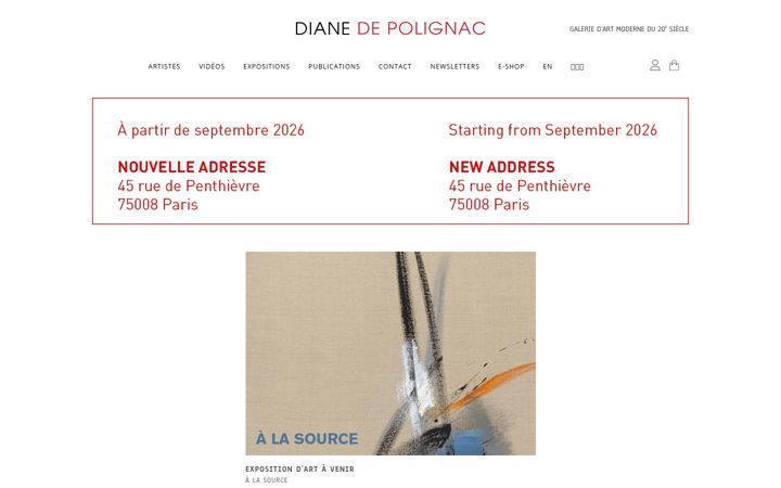 Screenshot of dianedepolignac.com