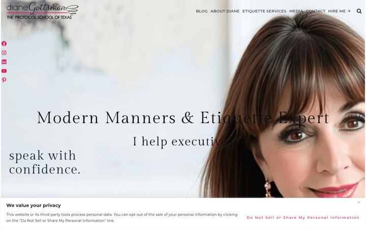 Screenshot of dianegottsman.com