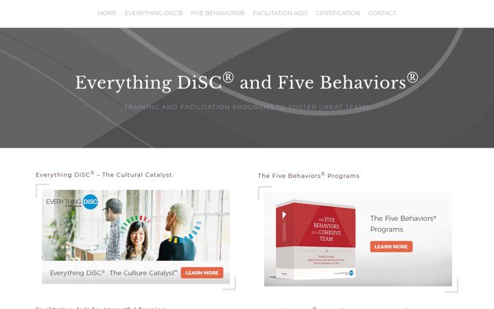 Screenshot of dianemooreconsulting.com