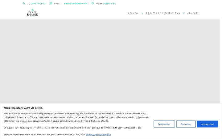 Screenshot of dianeshainkdesign.com